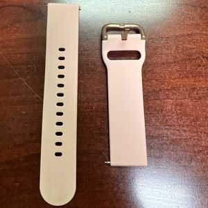 Pink watch band for Samsung smartwatch.